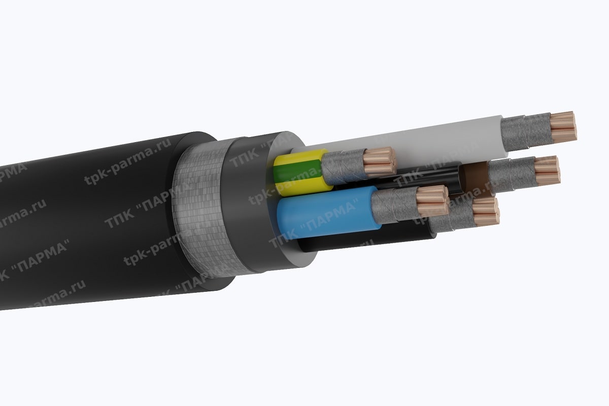 Фотография провода Кабель ПвВГнг(A)-FRLS 5х35 - 1кВ